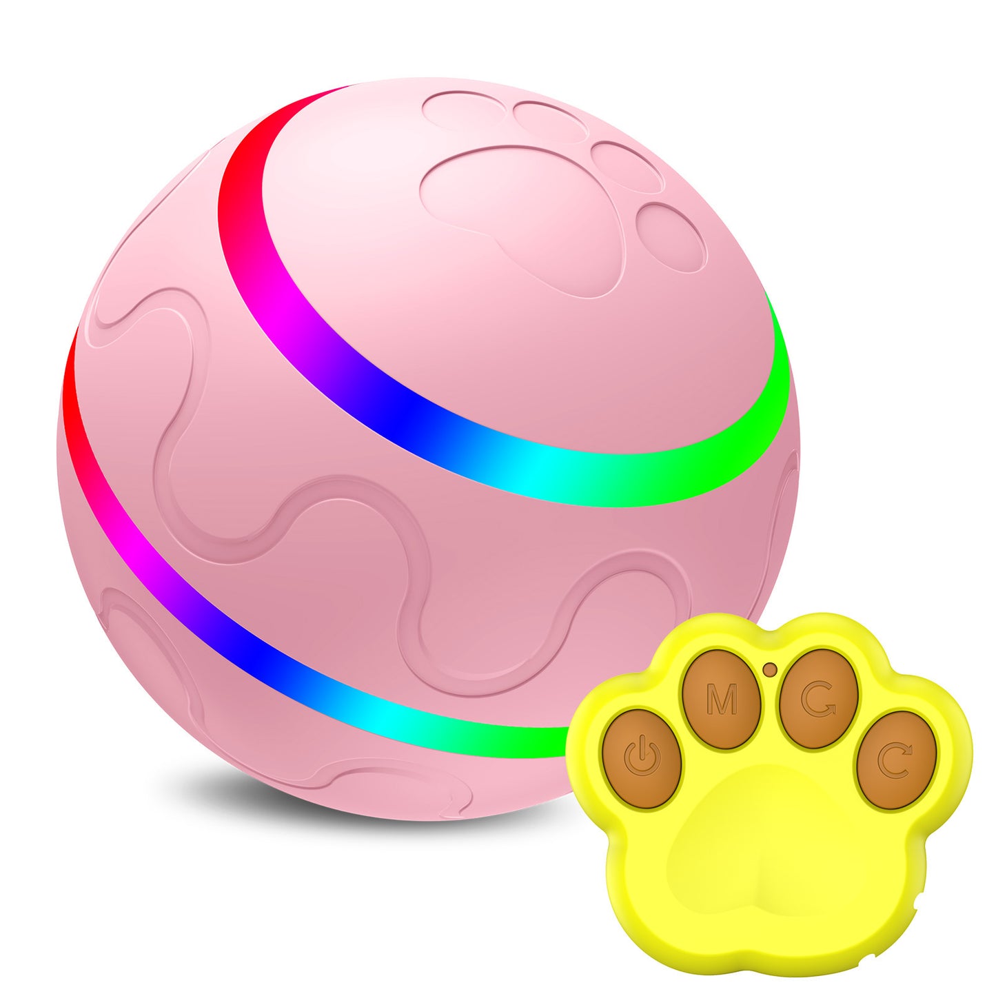 Self-Rotating Cat Toy Ball - USB-Powered Automatic Fun for Cats