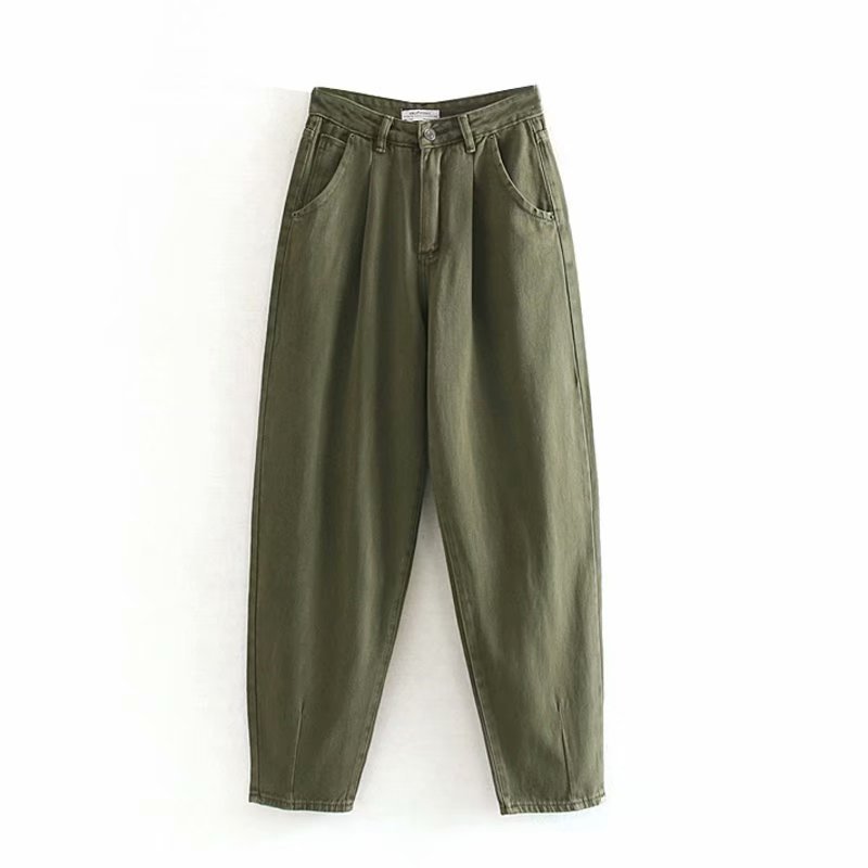 Pleated loose fashion jeans