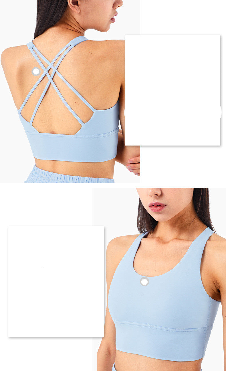 Cross Beauty Back Yoga Bra Women