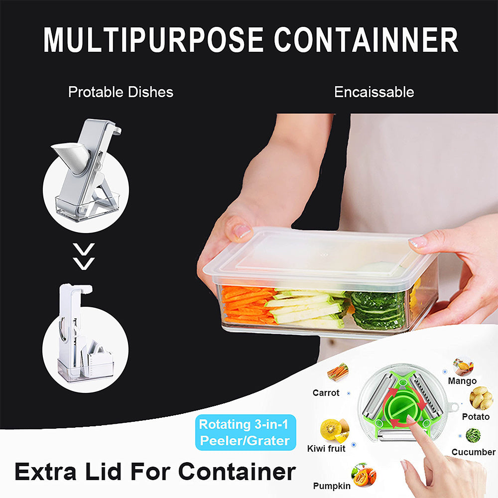 🔥Safe Mandoline Slicer for Kitchen