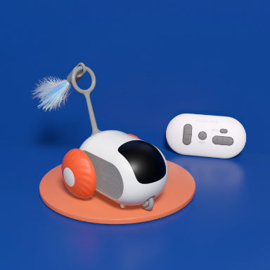 Smart Remote Control Cat Toy Car - USB Rechargeable & Self-Moving Interactive Chasing Toy for Cats