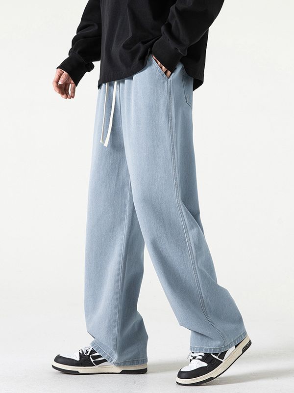 🔥🔥Straight Blue Jeans For Men