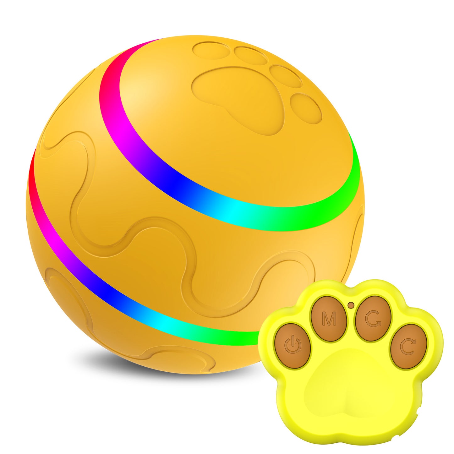 Self-Rotating Cat Toy Ball - USB-Powered Automatic Fun for Cats