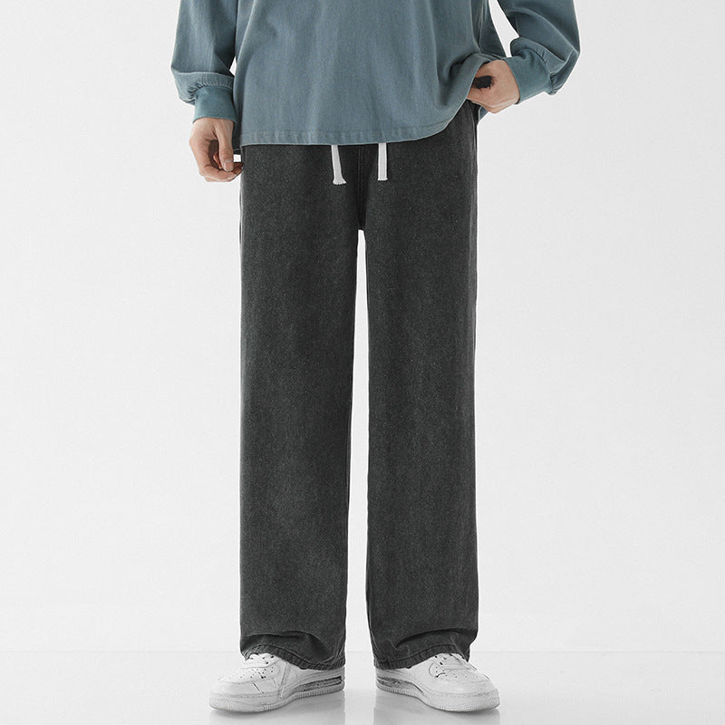 Men's Retro Wide-leg Pants