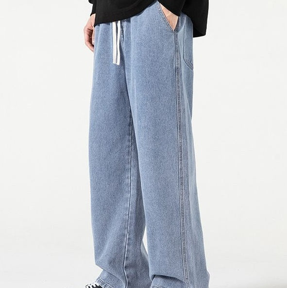 🔥🔥Straight Blue Jeans For Men