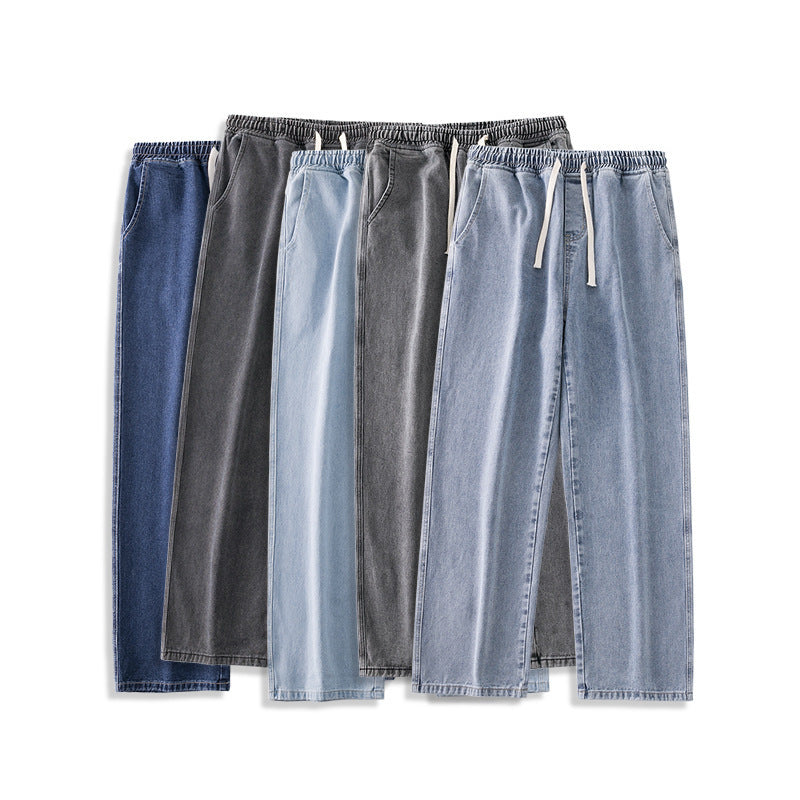 🔥🔥Straight Blue Jeans For Men