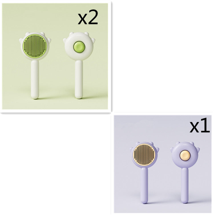 Magic Cat & Dog Grooming Brush - Massage Comb for Hair Removal & Cleaning, Pet Grooming Supplies