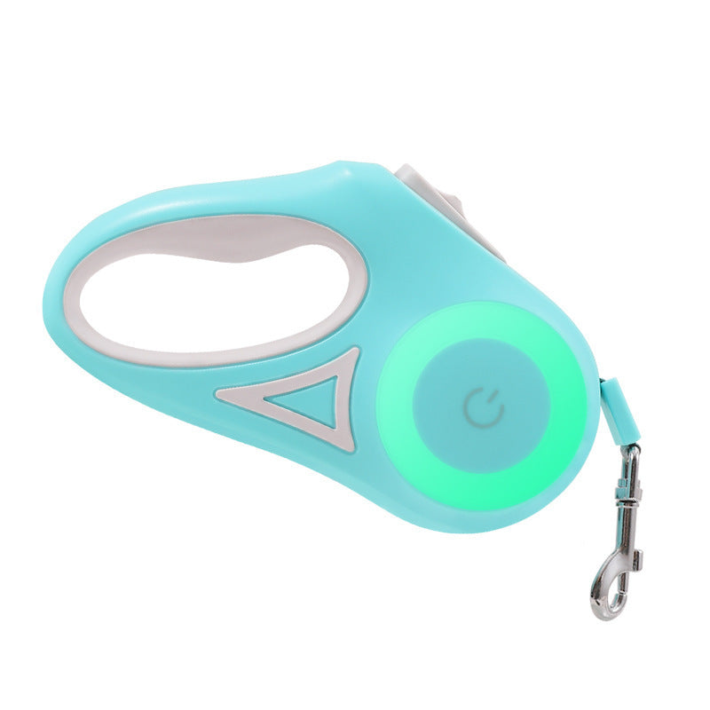 Retractable Dog Leash with Collar Set - Automatic Traction Rope for Small & Medium Dogs, Durable & Reflective