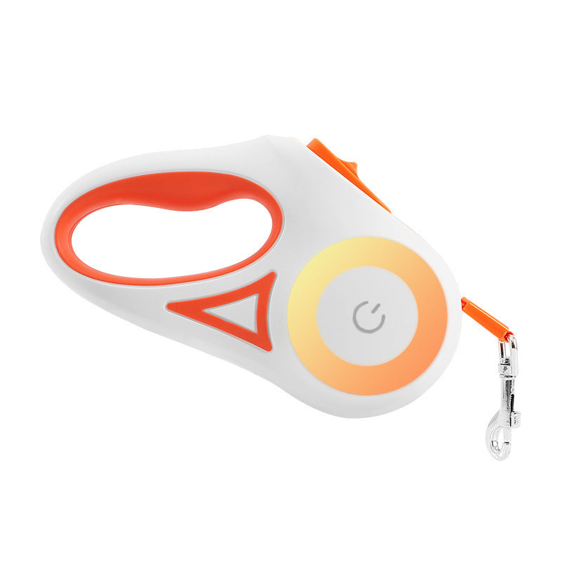 Retractable Dog Leash with Collar Set - Automatic Traction Rope for Small & Medium Dogs, Durable & Reflective