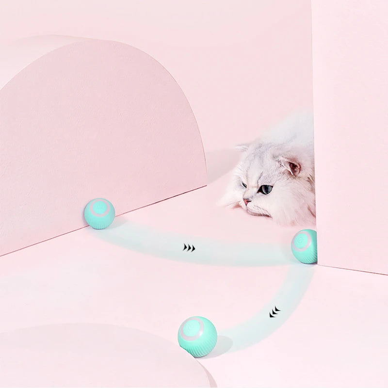 Smart Remote Control Cat Toy Car - USB Rechargeable & Self-Moving Interactive Chasing Toy for Cats