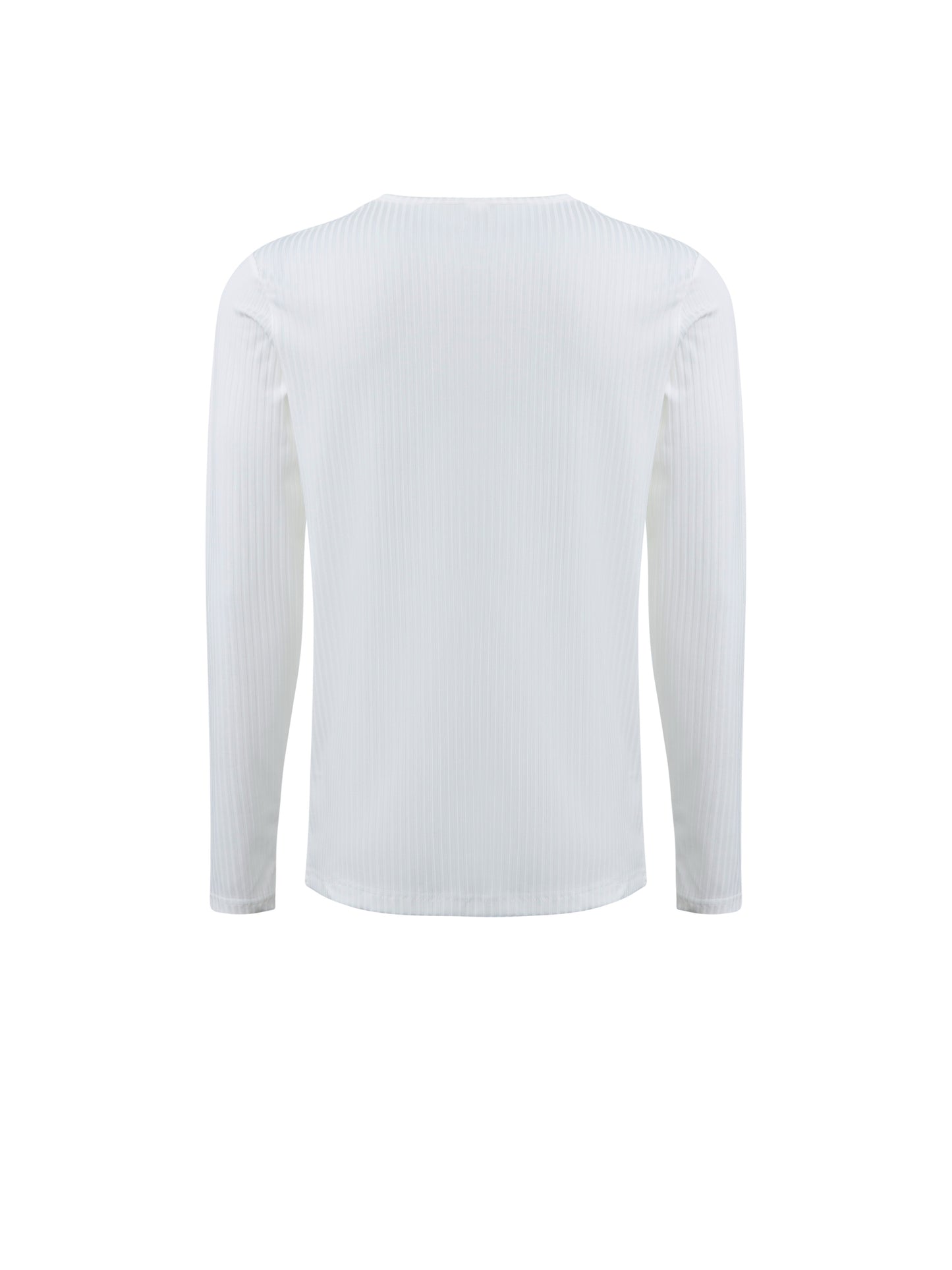 Men's Solid Crew Neck Long Sleeve T-Shirts