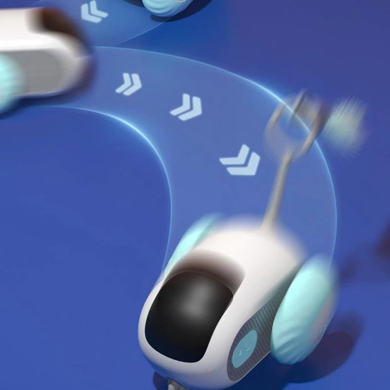 Smart Remote Control Cat Toy Car - USB Rechargeable & Self-Moving Interactive Chasing Toy for Cats