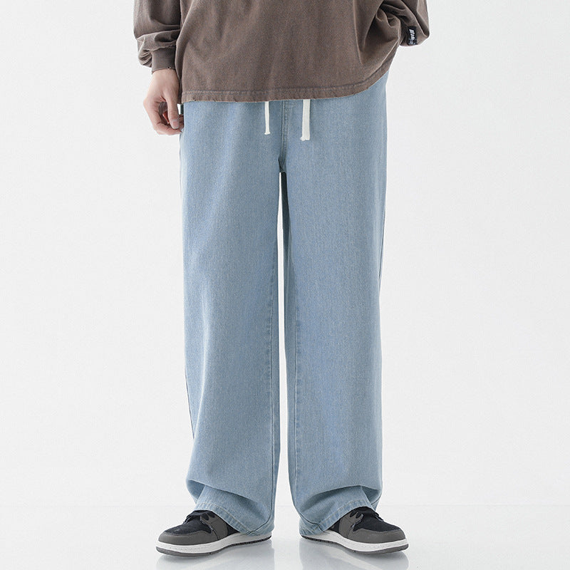 Men's Retro Wide-leg Pants