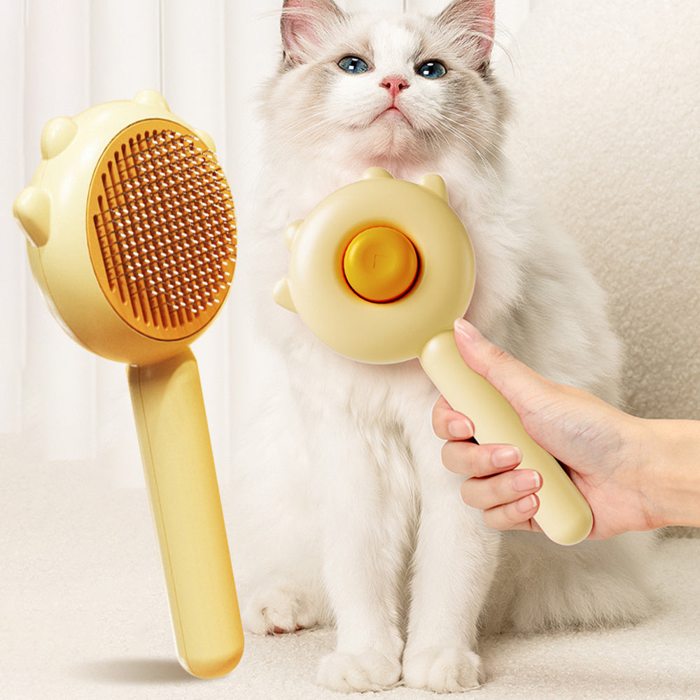 Magic Cat & Dog Grooming Brush - Massage Comb for Hair Removal & Cleaning, Pet Grooming Supplies