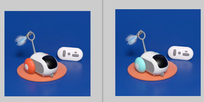 Smart Remote Control Cat Toy Car - USB Rechargeable & Self-Moving Interactive Chasing Toy for Cats