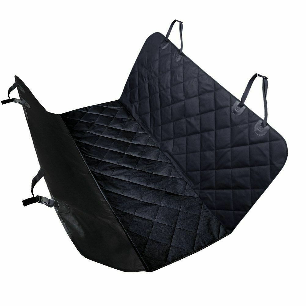 Waterproof Luxury Car Seat Cover for Pets - Durable & Stylish Bench Protector, Black