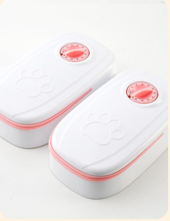Smart Automatic Pet Feeder with Timer & Stainless Steel Bowl - Perfect for Cats and Dogs
