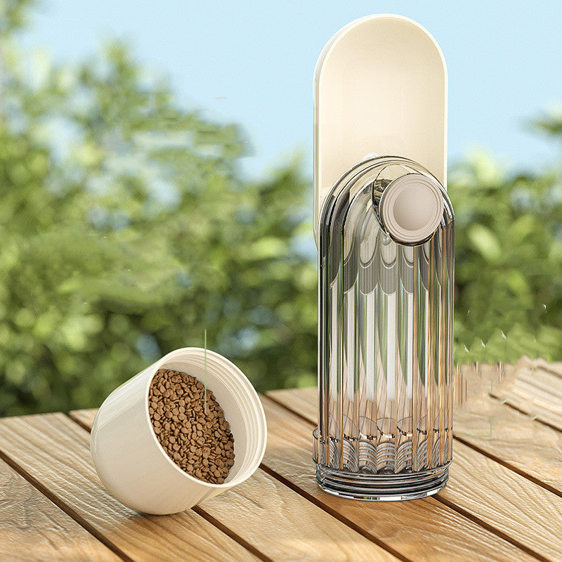 2-in-1 Portable Dog Water Bottle & Bowl - Leak-Proof Design for Walking, Hiking, and Outdoor Adventures, Green