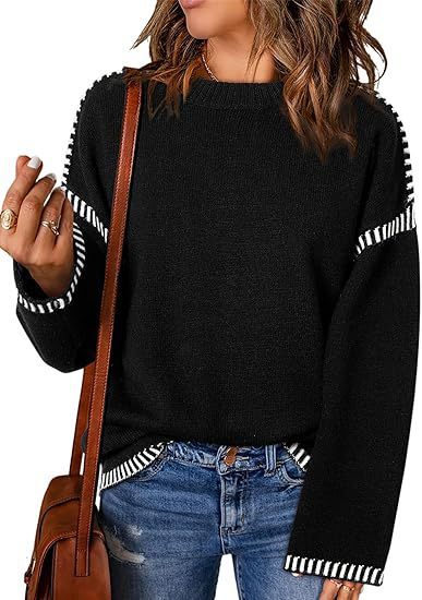 Spring Loose Long Sleeve Tops