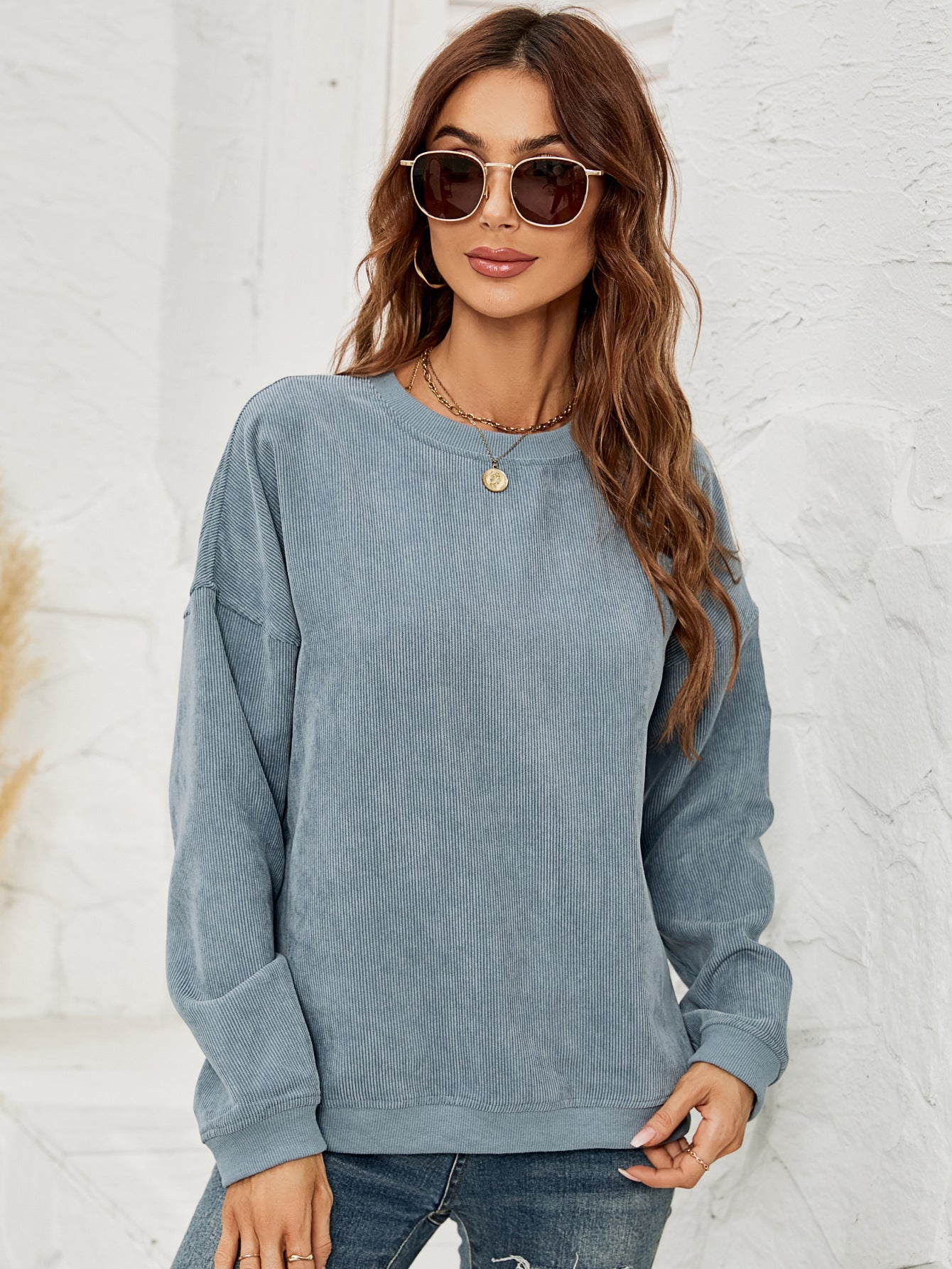 🔥Round Neck Long-sleeved Tops Spring Clothing