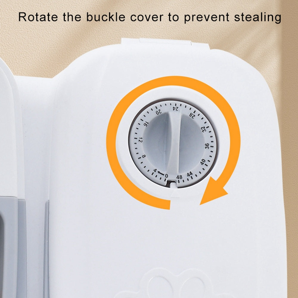 Smart Automatic Pet Feeder with Timer & Stainless Steel Bowl - Perfect for Cats and Dogs