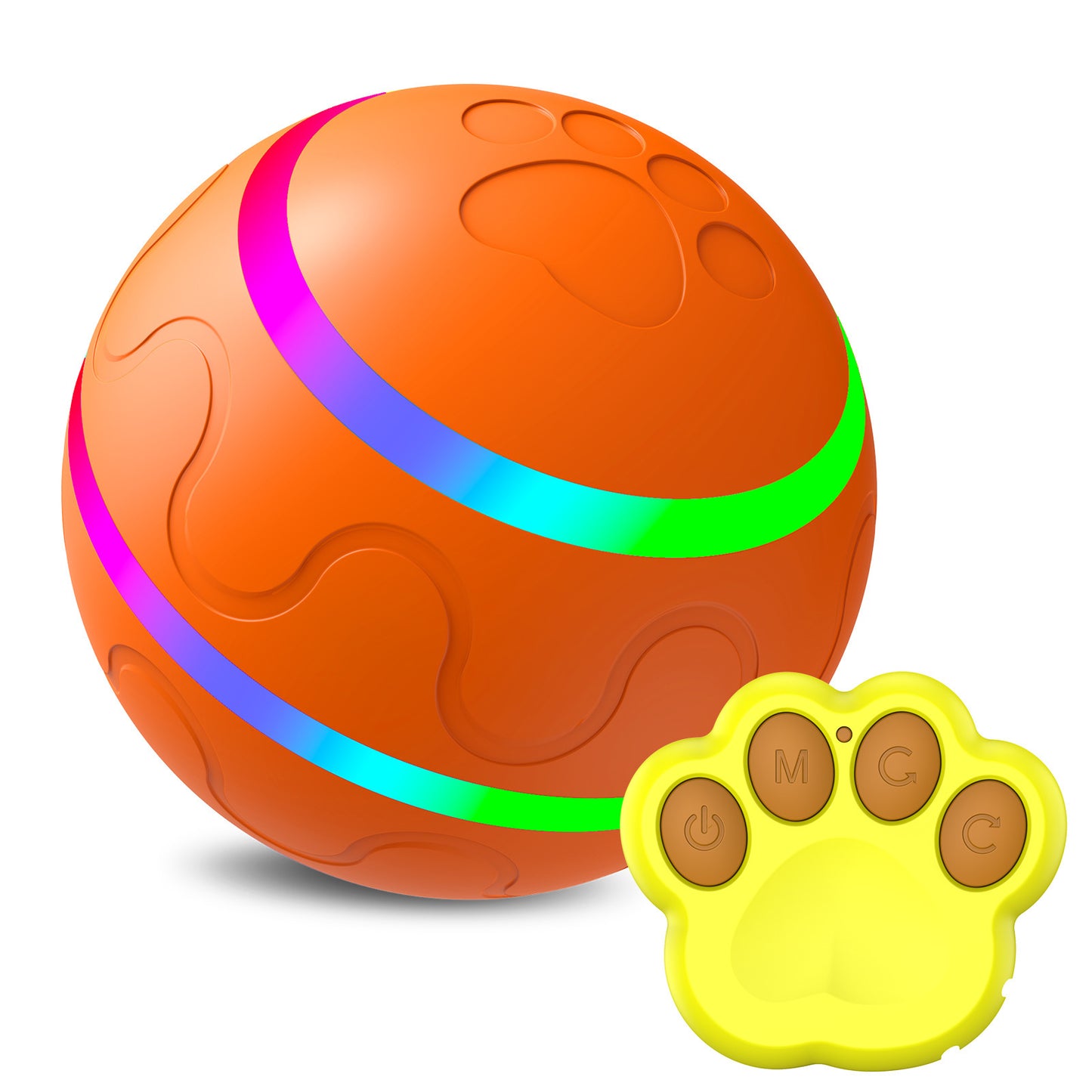 Self-Rotating Cat Toy Ball - USB-Powered Automatic Fun for Cats