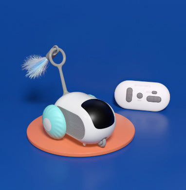Smart Remote Control Cat Toy Car - USB Rechargeable & Self-Moving Interactive Chasing Toy for Cats