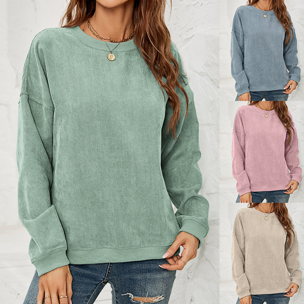 🔥Round Neck Long-sleeved Tops Spring Clothing