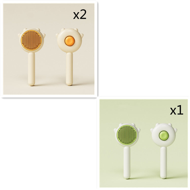 Magic Cat & Dog Grooming Brush - Massage Comb for Hair Removal & Cleaning, Pet Grooming Supplies
