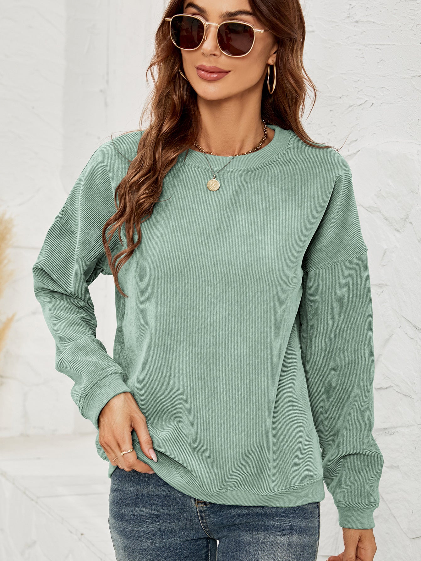 🔥Round Neck Long-sleeved Tops Spring Clothing
