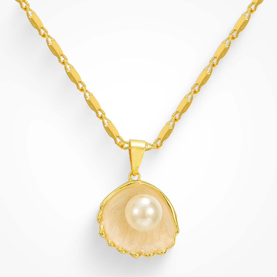 European And American Shell Necklace Pearl Necklace Seaside Style Retro Style French