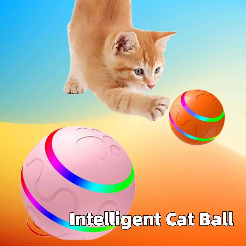 Self-Rotating Cat Toy Ball - USB-Powered Automatic Fun for Cats