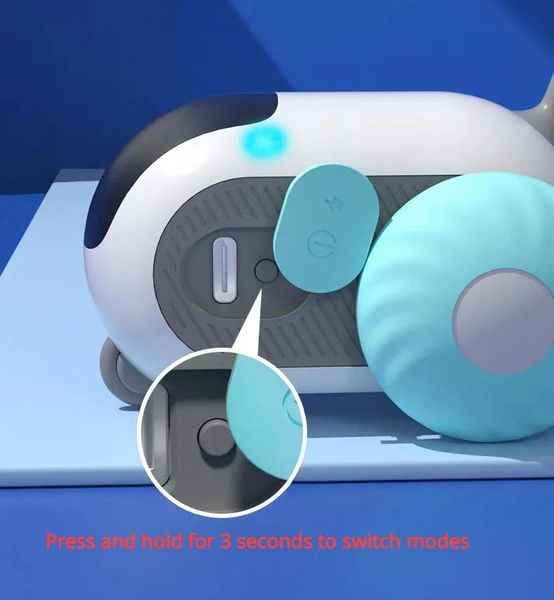 Smart Remote Control Cat Toy Car - USB Rechargeable & Self-Moving Interactive Chasing Toy for Cats