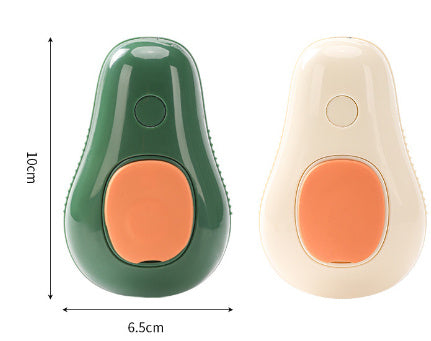 Self-Cleaning Electric Pet Grooming Brush – Steamy Massage & Avocado Design for Cats & Dogs