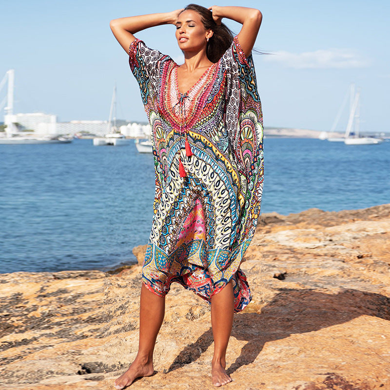 Oversized Dress Bikini Cover-up Robe