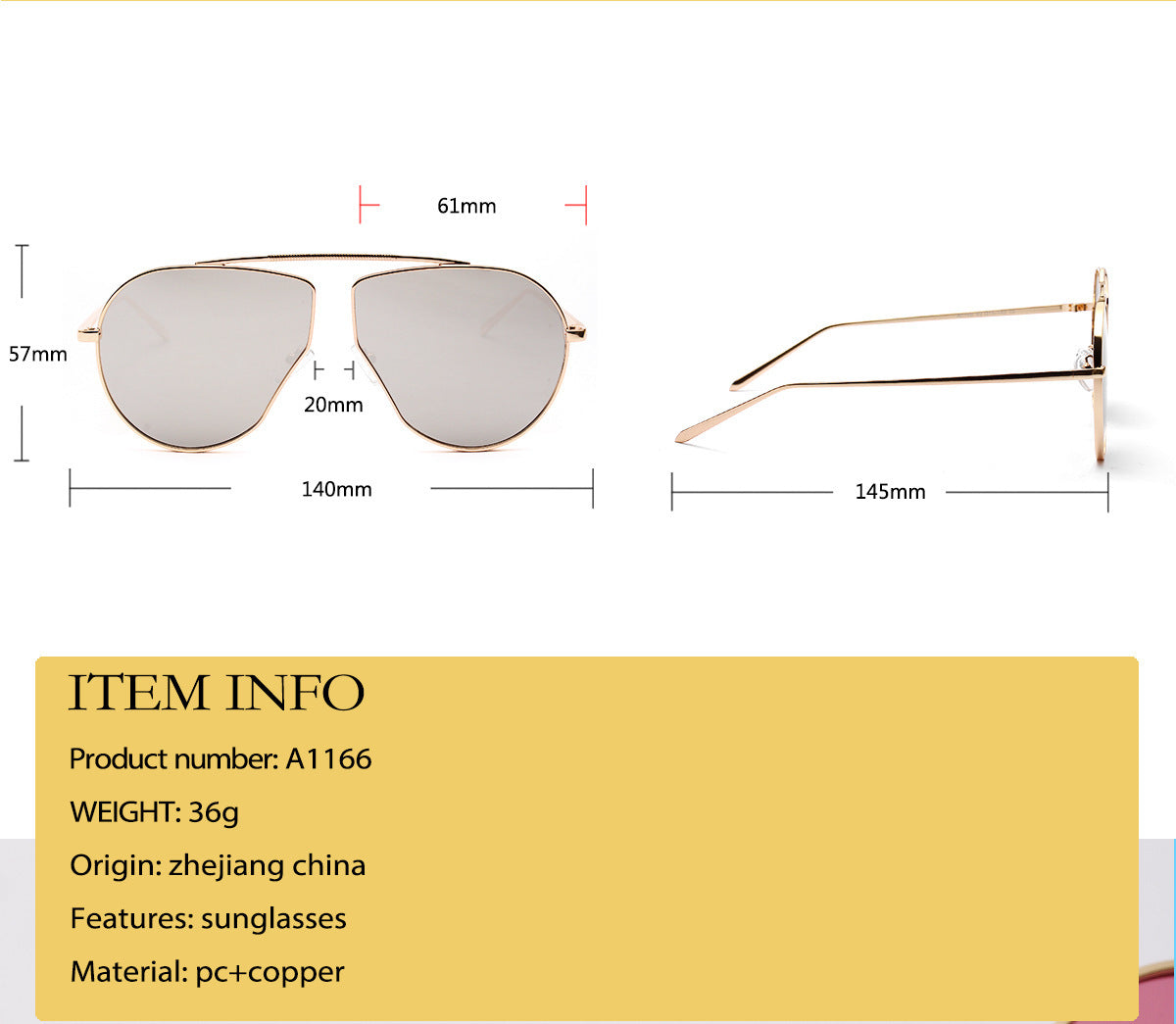 Polygonal Big Frame Sunglasses, Metal Frame Sunglasses For Women