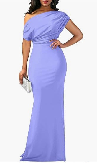 Women's French-style Elegant Off-the-shoulder High-grade Sense Dress